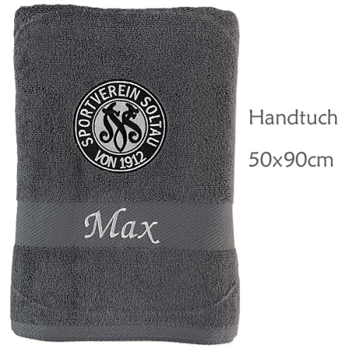 Handtuch mit Logo & Namen besticken 2